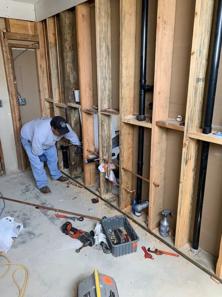 Commercial rough-in plumbing for Commercial Plumbing in Galatia